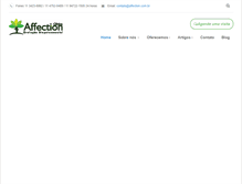 Tablet Screenshot of affection.com.br